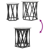 ZNTS Side Tables 2 pcs Grey Sonoma Engineered Wood 868264