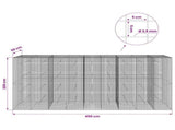 Gabion with 3.5 mm Wire and 5x5 cm Mesh 450x30x200 cm 3462291