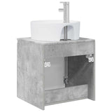 Wall-Mounted Sink Vanity Concrete Grey 49.5 x 44.5 x 65 cm 890435