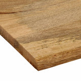 Table Top 90x80x3.8 cm Live Edge Solid Wood Mango 370747