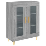 Sideboard Grey Sonoma 69.5x34x90 cm Engineered Wood 817334