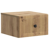 Wall-Mounted Bedside Cabinet 2 pcs Artisan Oak Engineered Wood 897934