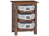 Side Table Brown 38 x 28 x 72 cm Solid Mahogany wood 42012407