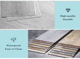 5m Floor Planks Tiles Self Adhesive Wood Effect Vinyl Flooring Kitchen Bathroom 34962633