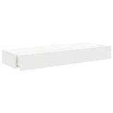TV Cabinets with LED Lights 2 pcs White 60x35x15.5 cm 842887