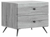 Bedside Cabinet Grey Sonoma 43 x 34.5 x 47.5 cm Engineered Wood 895457
