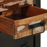 Bedside Cabinet Multicolour 40x30x50 cm Solid Wood Reclaimed 4013561