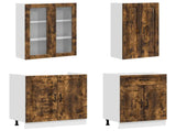 Kitchen Unit KALMAR 4 pcs Smoked Oak Engineered Wood 3438310