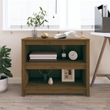Book Cabinet Honey Brown 80x35x68 cm Solid Wood Pine 821677