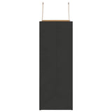 Paper Bags 250 pcs with Handles Black 32x17x44 cm 4101874