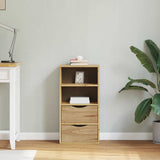 Side Cabinet with Drawers "ODDA" 40x24x79 cm Solid Wood Pine 4103593