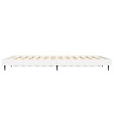 Bed Frame without Mattress White 120x190 cm Small Double Engineered Wood 832293