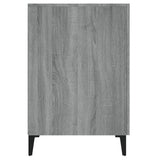 Desk Grey Sonoma 140x50x75 cm Engineered Wood 817553