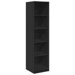 Wardrobe Black 50x50x200 cm Engineered Wood 3307712