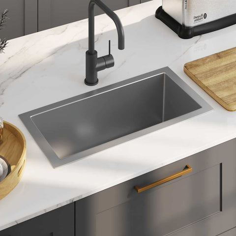 Handmade Kitchen Sink Stainless Steel 51504