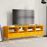 TV Cabinet Mustard Yellow 135x39x43.5 cm Cold-rolled Steel 851331