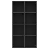 Book Cabinet Black Engineered Wood 66 x 30 x 130 cm Book Cabinet 800154