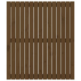 Wall Headboard Honey Brown 95.5x3x110 cm Solid Wood Pine 824936