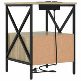 Bedside Cabinet Sonoma Oak 41.5 x 40.5 x 55 cm Engineered Wood 859552