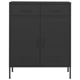 Storage Cabinet Anthracite Steel 80 x 35 x 101.5 cm Levelers 336159