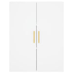 Highboard White 69.5x34x180 cm Engineered Wood 3196003