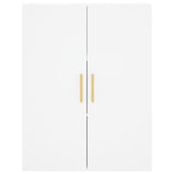Highboard White 69.5x34x180 cm Engineered Wood 3196003