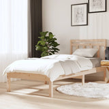 Bed Frame without Mattress Small Single Solid Wood 3100549