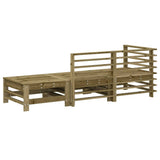 3 Piece Garden Lounge Set Impregnated Wood Pine 825652