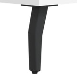 Shoe Cabinet High Gloss White 60x35x105 cm Engineered Wood 829630