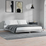 Bed Frame without Mattress Concrete Grey 120x200 cm 832153