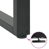 Coffee Table Legs U-Shaped 2 pcs Anthracite 70x cm Steel 4013166