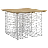 Garden Table Gabion Design 100x102x72 cm Impregnated Wood Pine 834370