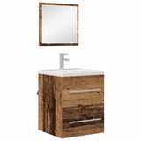 Bathroom Furniture Set with Drawer Brown 41 x 38.5 x 48 cm 875692