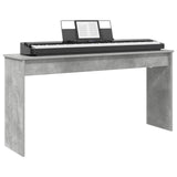 Keyboard Stand Concrete Grey 130 x 32 x 64 cm Engineered Wood 899482