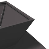Fire Pit Black 50 x 50 x 40 cm Steel 874583