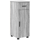 Bathroom Cabinet with Drawer Grey Sonoma 30 x 35 x 80 cm 883330