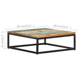 Nesting Coffee Tables 2 pcs Solid Reclaimed Wood 320390