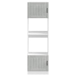 Oven Cabinets 2 pcs Lucca Concrete Grey Engineered Wood 3315045