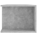 TV Cabinet with LED Lights Concrete Grey 135x39x30 cm 804233