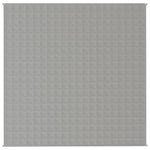 Weighted Blanket Grey 200x200 cm 9 kg Fabric 350724