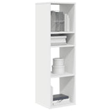 Book Cabinet White 34x31x112 cm Engineered Wood 860283