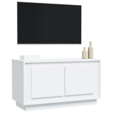 TV Cabinet White 80x35x45 cm Engineered Wood 819852