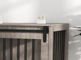118cm Dog Crate Furniture with Removable Cushion for Extra Large Dogs - Walnut Brown T3398P349631