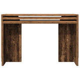 Nesting Tables 3 pcs Old Wood Engineered Wood 858540