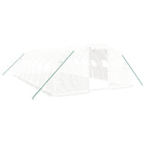 Greenhouse with Steel Frame White 32 m² 8x4x2 m 3188074