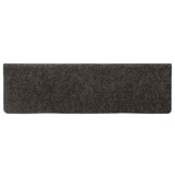 Stair Mats Self-adhesive 15 pcs 65x21x4 cm Anthracite Rectangular Edge 326189