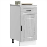 Kitchen Base Cabinet Porto Grey Sonoma Engineered Wood 853953