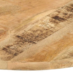 ZNTS Table Top Solid Mango Wood Round 25-27 mm 70 cm 286007