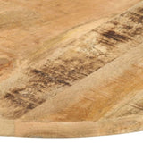 ZNTS Table Top Solid Mango Wood Round 25-27 mm 70 cm 286007