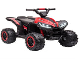12V Ride-On Quad Bike w/ Music, Horn, for Ages 3-5 Years - Red T3398P553413